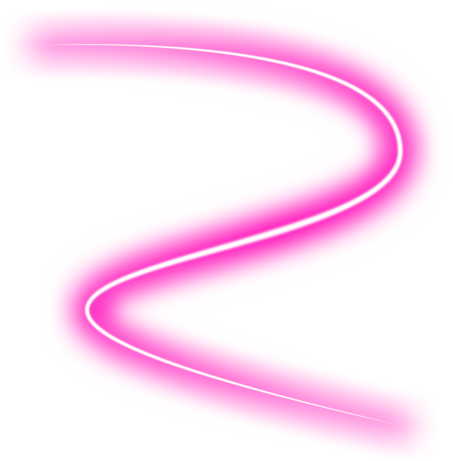 Pink Neon Swirl Line